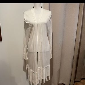 FRINGE CARDIGAN DUSTER